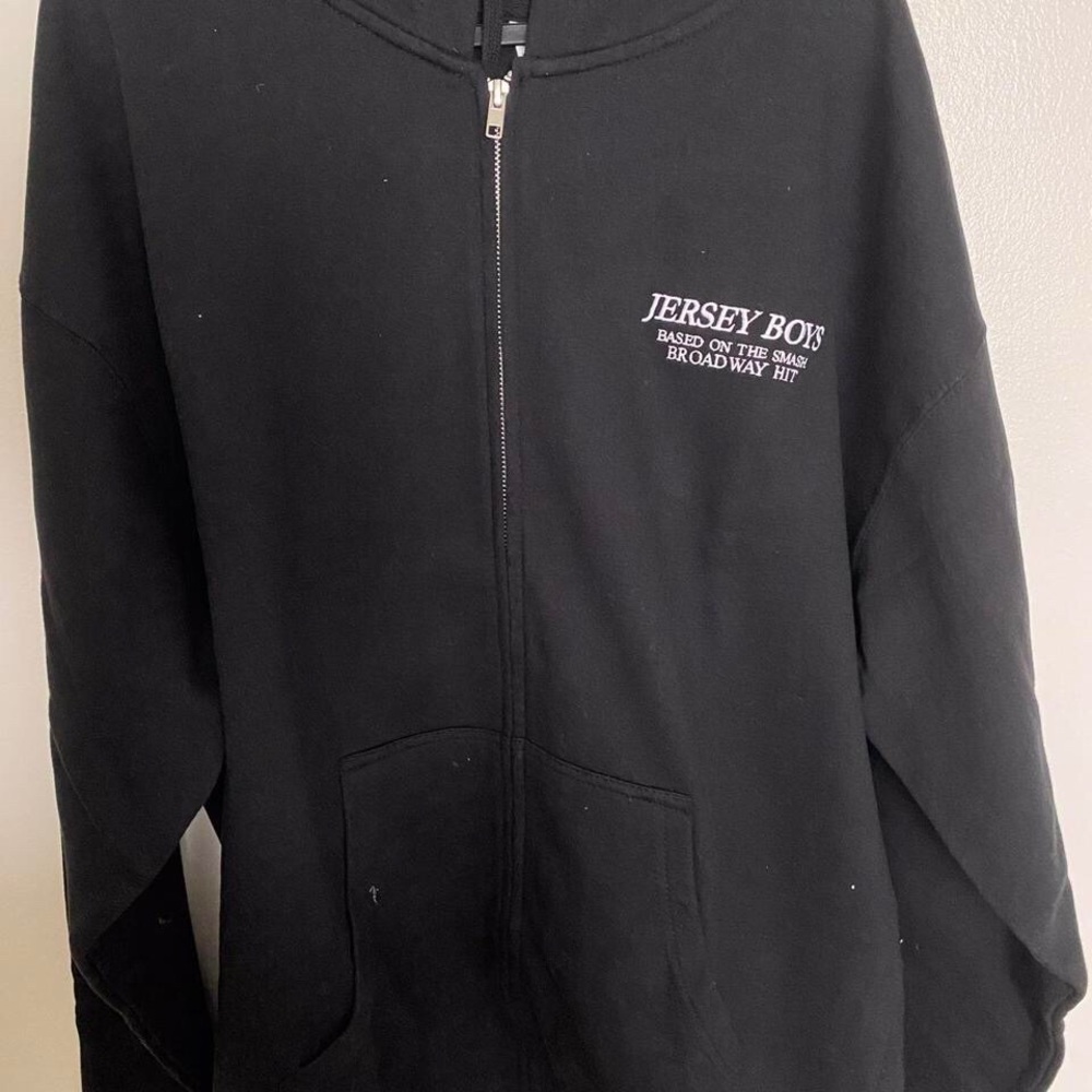 Jersey boys broadway 2014 rare zip up hoodie. Brand new rare not sold to public.